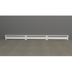 Recessed baseboard heater cover to fit heater 138.25" wide X 7" high X 3" deep